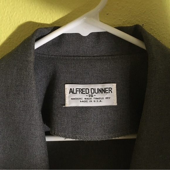 Alfred Dunner Gray Suit Jacket/Blazer Sz 16 - Picture 5 of 5